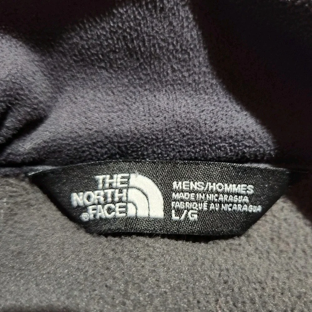 The North Face Mens Jacket Size Large Gray WindWall Windbreaker Lined Pockets